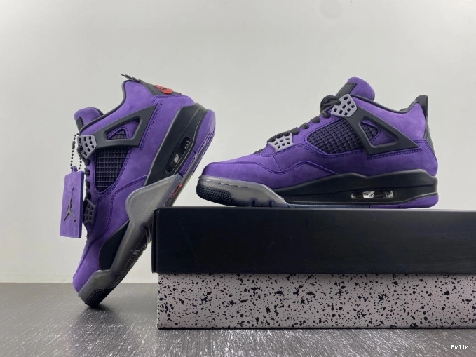Bmlin Scott Jordan Air 4 x Suede Purple Travis 0720